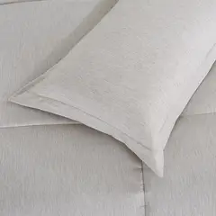 JUST HOME COLLECTION - Edredón Cationic 1.5 Plazas Beige