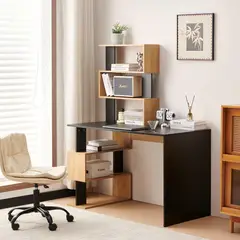 JUST HOME COLLECTION - Escritorio con Estante Cubo