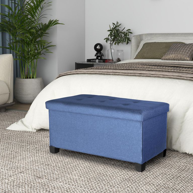 Banqueta Barney Azul 38x76x38cm