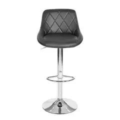JUST HOME COLLECTION - Silla de Bar Hatan Negra