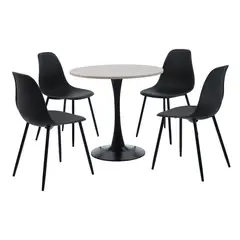 JUST HOME COLLECTION - Set de Comedor Susan 4 Sillas