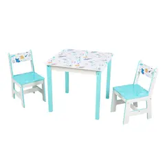 JUST HOME COLLECTION - Set Mesa Cohetes + 02 Sillas