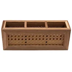 JUST HOME COLLECTION - Caja Tejita 3 Compartimentos