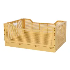 JUST HOME COLLECTION - Caja Arco Amarillo 30x40x17cm