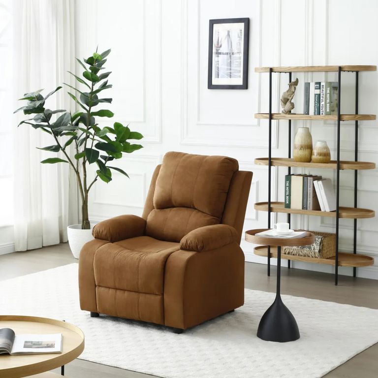 Sillón Reclinable 1 Cuerpo Bishop Café
