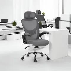 JUST HOME COLLECTION - Silla de Oficina Kristen Gris