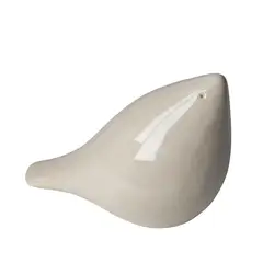 JUST HOME COLLECTION - Pájaro Decorativo Blanco14x8x12cm