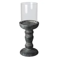 JUST HOME COLLECTION - Portavela Negro 14.5x38cm