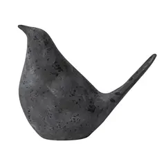 JUST HOME COLLECTION - Pájaro Decorativo Negro 14x6.5x11.5cm