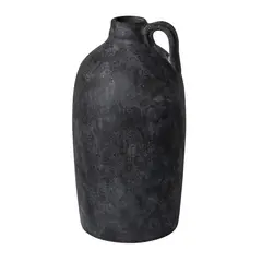 JUST HOME COLLECTION - Jarrón Terra Negro 15x28.5cm