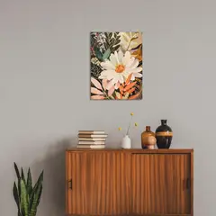 JUST HOME COLLECTION - Cuadro Canvas Flor Folia 2 30x40cm