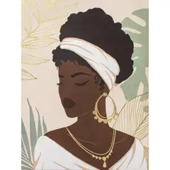JUST HOME COLLECTION - Cuadro Canvas Mujer Izquierda 60X80 CM