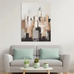 JUST HOME COLLECTION - Cuadro Canvas Ciudad Dark 90x120cm