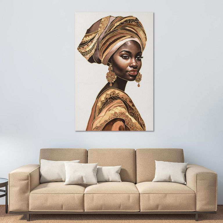 Cuadro Canvas Mujer 80x120 cm