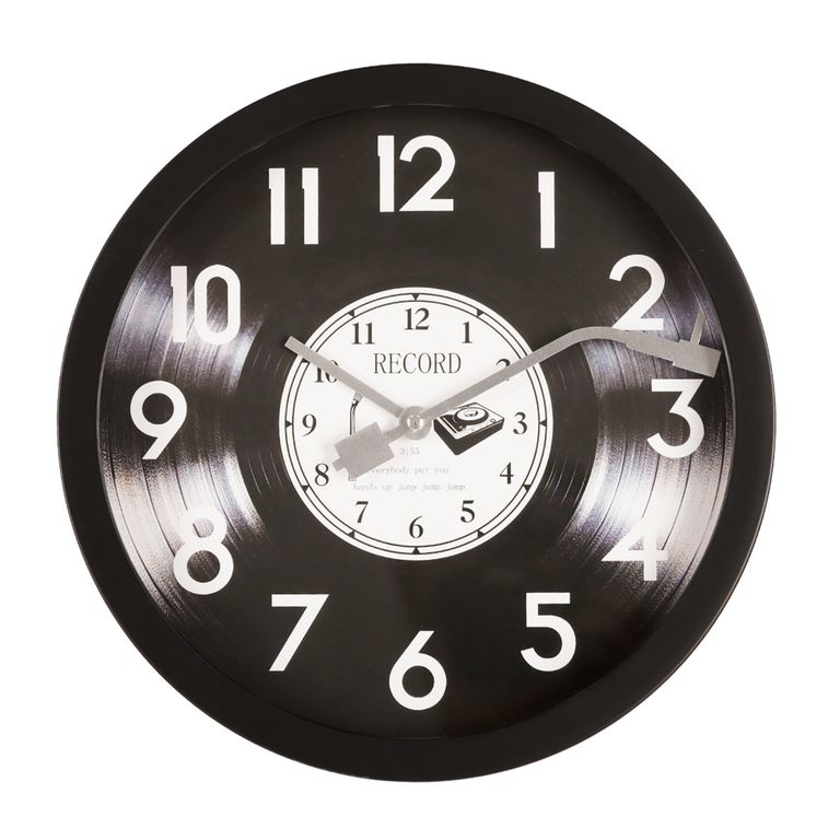 Reloj de Muro Samor Negro 30cm