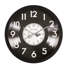 JUST HOME COLLECTION - Reloj de Muro Samor Negro 30cm