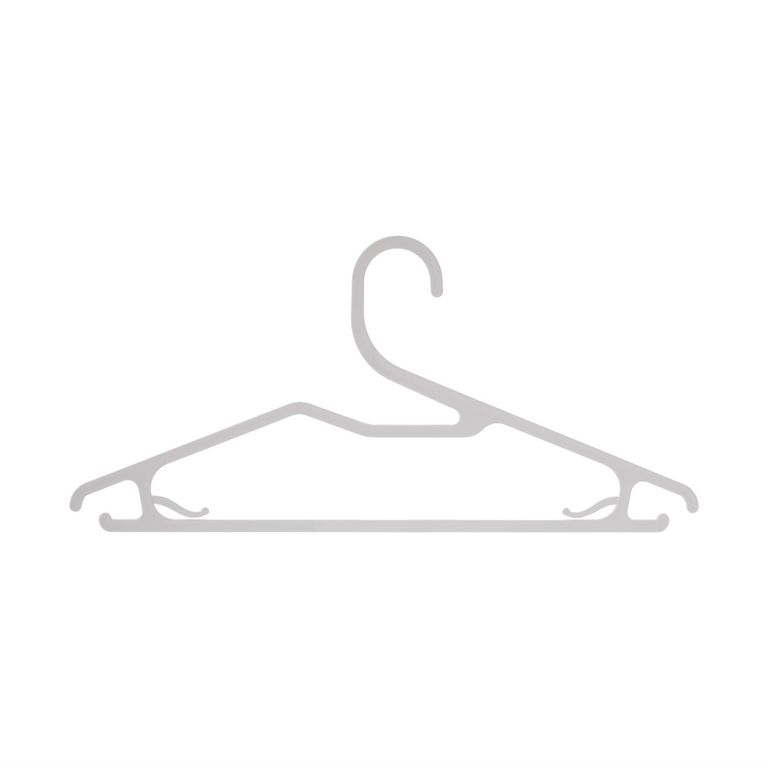 Colgador de Ropa Blanco 10und