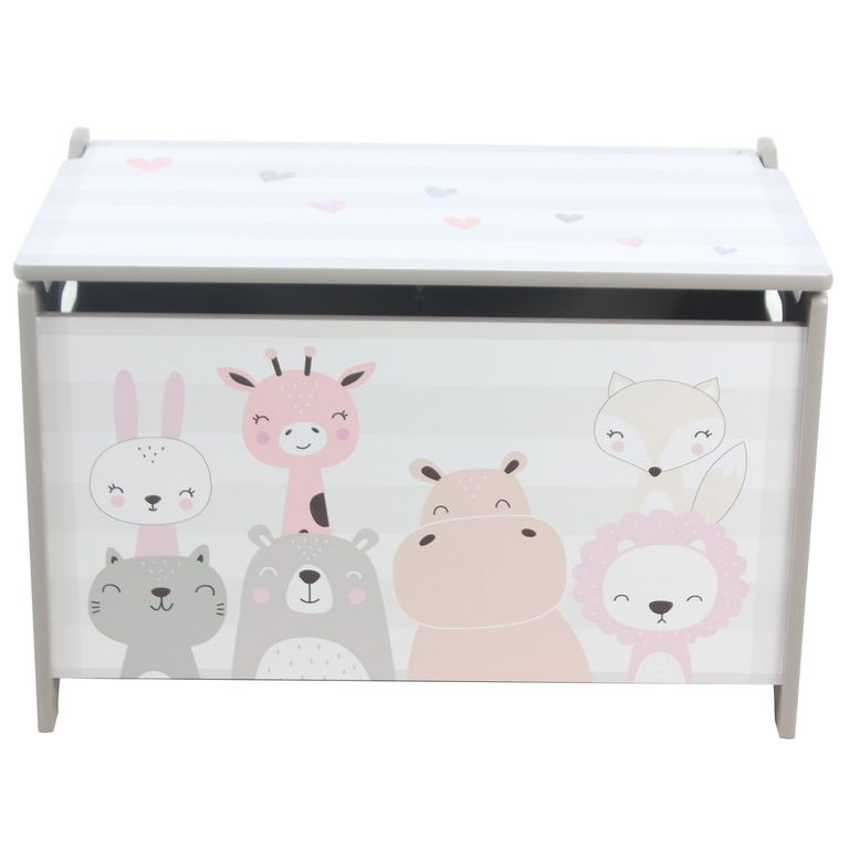 Baúl Infantil Animales 59.5x39x36 cm Multicolor