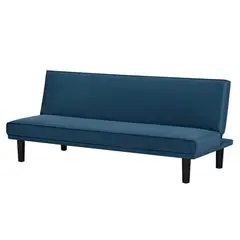 JUST HOME COLLECTION - Sofá Cama Futón 3 Cuerpos Sammy Azul