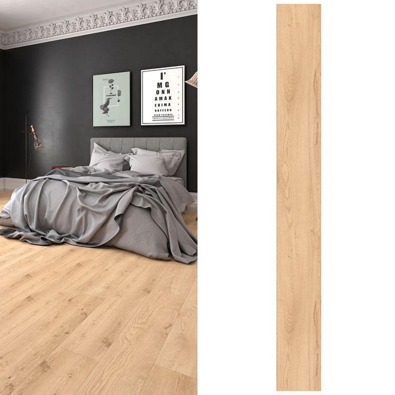 Piso Laminado Alpes Café Claro 3.88m2.