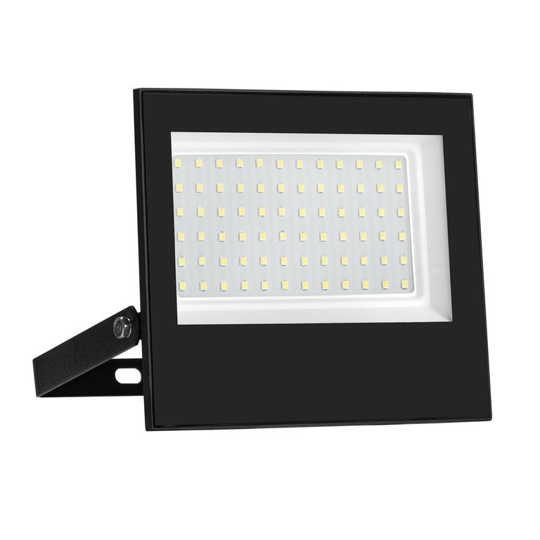 Reflector Led 50W Luz Fría Negro Halux