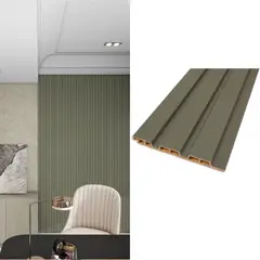 HOLZTEK - Wall Panel WPC Verde Oliva 240x12.2cm 0.28m2 - Venta por Unidad