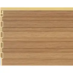 HOLZTEK - Wall Panel WPC Café Slim Claro 240x16.6cm 0.39m2 - Venta por Unidad