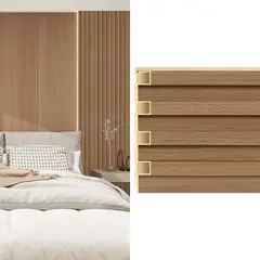 HOLZTEK - Wall Panel WPC Café Claro 240x16.8cm 0.39m2 - Venta por Unidad