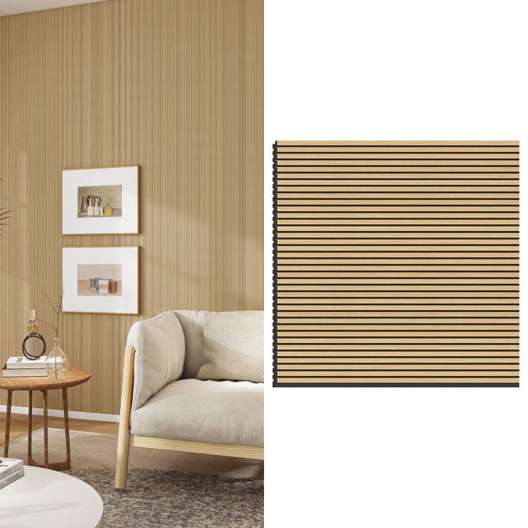 WallPanel Poliestireno Café 30.4x240 cm 0.72m2 Micro Claro