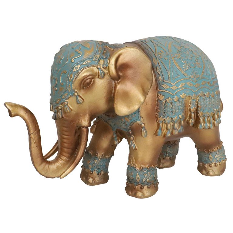 Elefante Dorado 14cm
