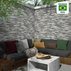 HOLZTEK - Fachaleta Filito 31x54 cm Mix Gris 1.51 m2