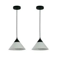 JUST HOME COLLECTION - Plástico Negro 10 W 24 cm