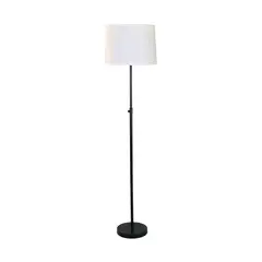 JUST HOME COLLECTION - Lámpara de Pie Negro 1L E27