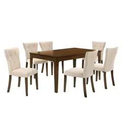 JUST HOME COLLECTION - Juego de Comedor Raceland 6 Personas