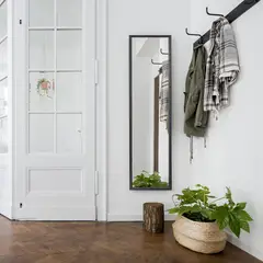CASA BONITA - Espejo Decorativo Rectangular Negro 30x120cm