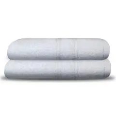 JUST HOME COLLECTION - Set 2 Toallas de Cuerpo 70x140cm Blanco