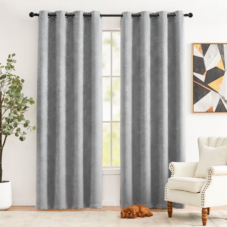 Cortina Blackout Gris 140x220cm