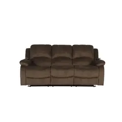 JUST HOME COLLECTION - Sofá Berger Atlanta 3 Cuerpos Café 205x101x95cm