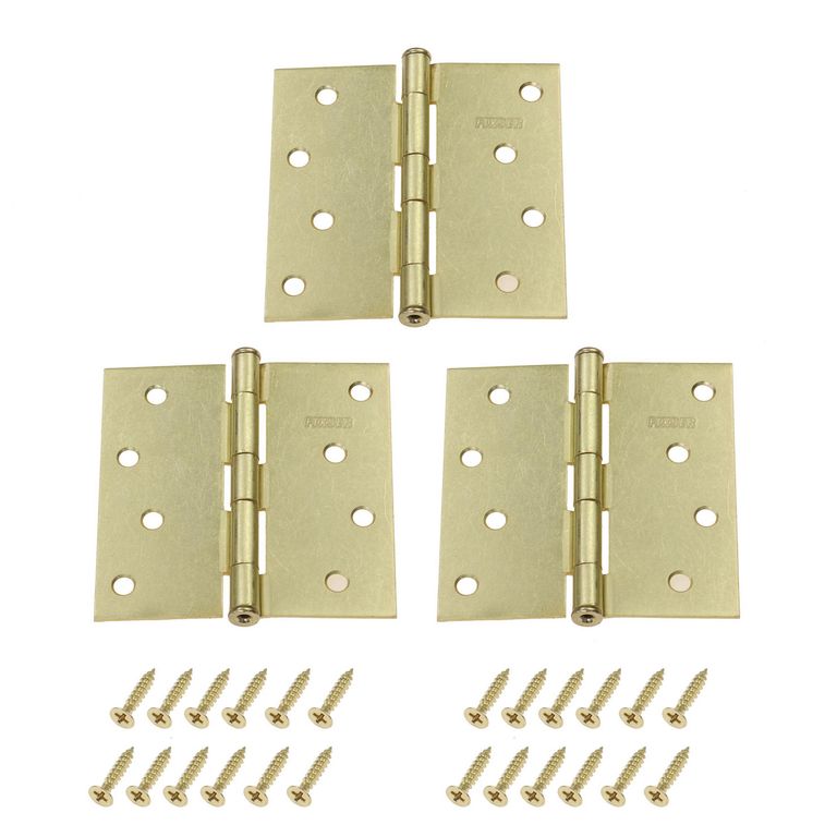 Pack de 3 Bisagras Bronce 4x4