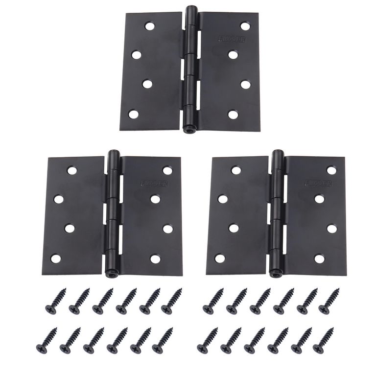 Pack de 3 Bisagras Negro 4x4