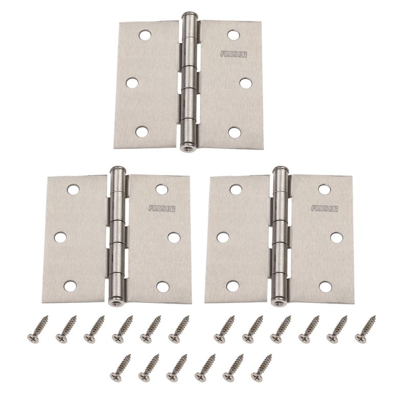 Pack de 3 Bisagras Acero 3.5x3.5