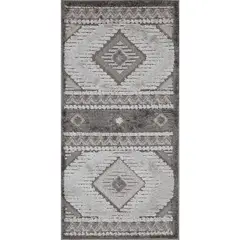 JUST HOME COLLECTION - Alfombra Chiara Gris 57x110cm