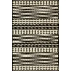 JUST HOME COLLECTION - Alfombra Tio Blanco/Negro 120x180cm