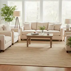 JUST HOME COLLECTION - Alfombra Rewind 200x290cm Natural