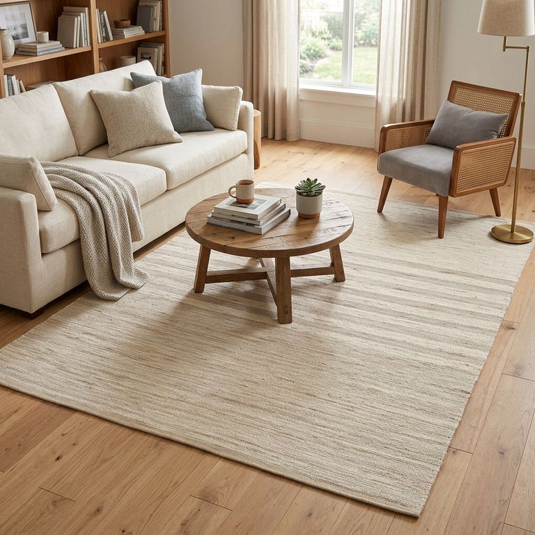 Alfombra Rewind 160x230 cm Natural Café