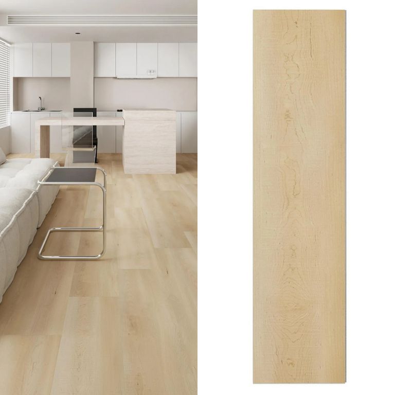 Piso SPC Maple 5 mm 30.5x122 cm 2.6m2