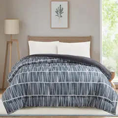 JUST HOME COLLECTION - Edredón Estampado Verde 1.5 Plazas