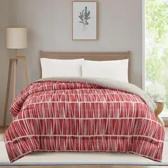 JUST HOME COLLECTION - Edredón Estampado Terracota 2 Plazas