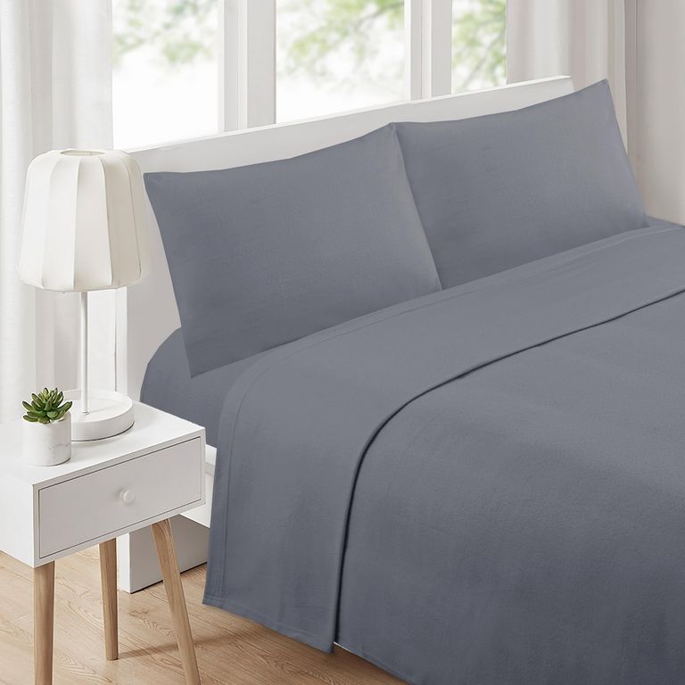 Sábana Polar 1.5 Plazas Gris