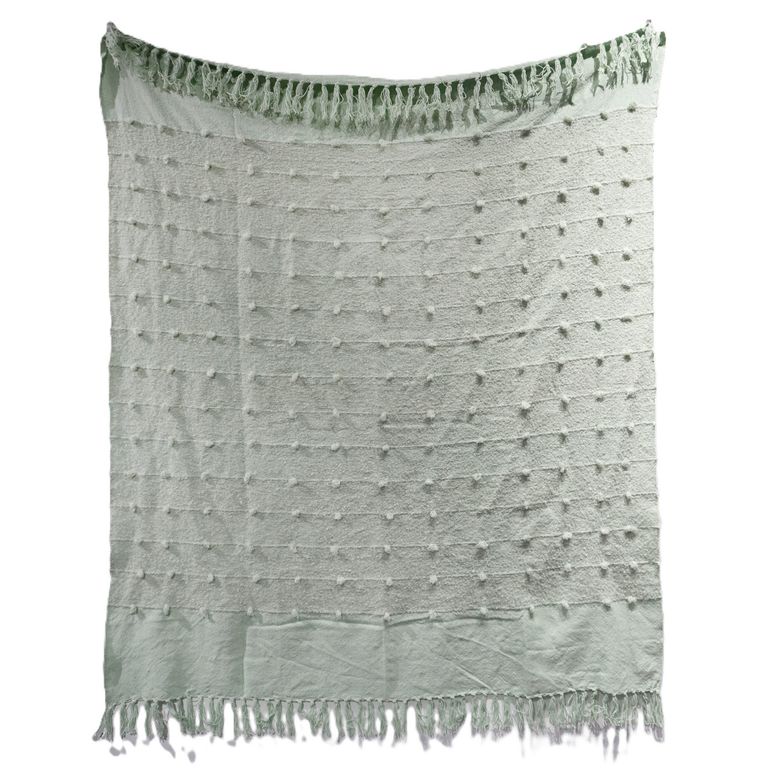 Manta Aqua Woven 130 x 160 cm Turquesa